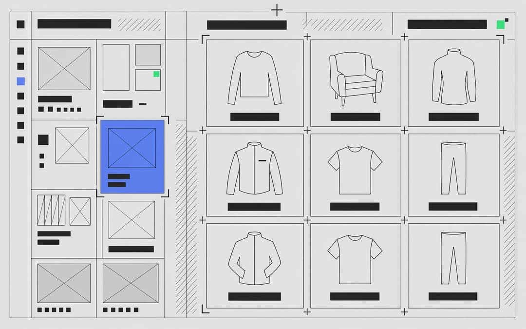 Step 2: Enrich your catalog — Marpipe applying branded overlays across your product feed