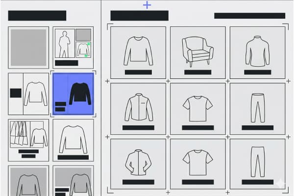 Marpipe template editor showing a product being styled with branded overlays, background changes, and promotional badges